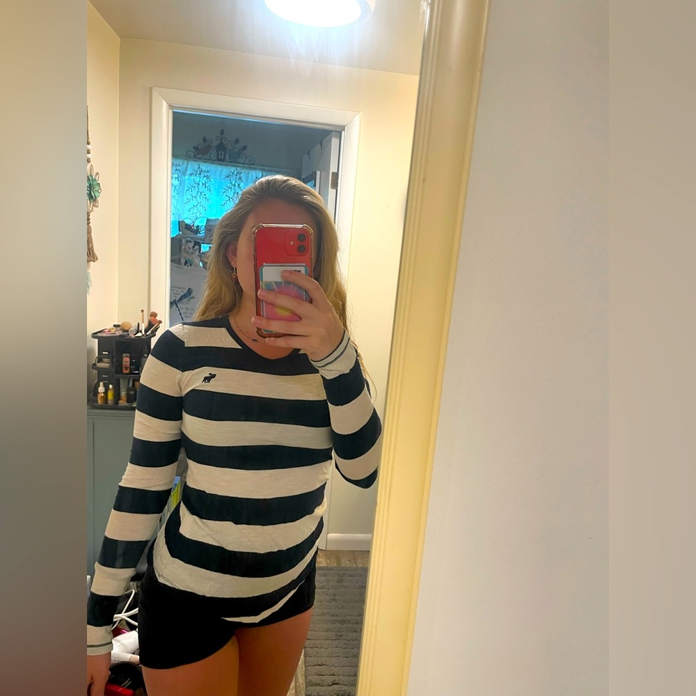 VINTAGE ABERCROMBIE LONG SLEEVE STRIPED TSHIRT
